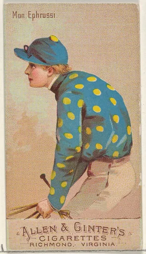 Mon. Ephrussi, from the Racing Colors of the World series (N22b) for Allen & Ginter Cigarettes