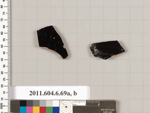 Terracotta fragments of open shapes