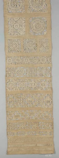 Embroidered whitework sampler