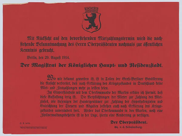 Mit Rücksicht auf den bevorstehenden — Anonymous
