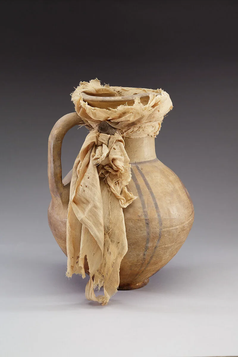 Painted Wide-Mouthed Jug — Unknown