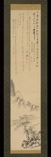 澱川邂逅之図 (Yodogawa kaikō no zu)|Unexpected Meeting on the Yodo River