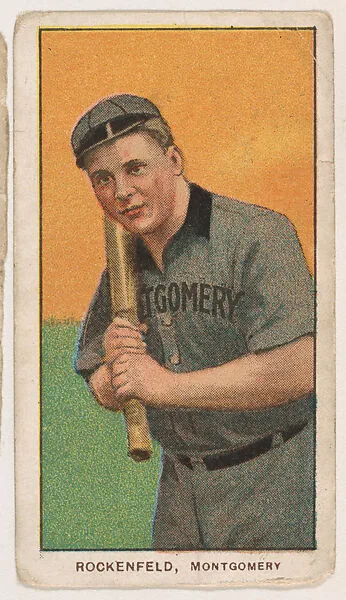 Ike Rockenfeld, Montgomery, from Coupon Cigarettes Baseball Issue, 1910 — Coupon Cigarettes