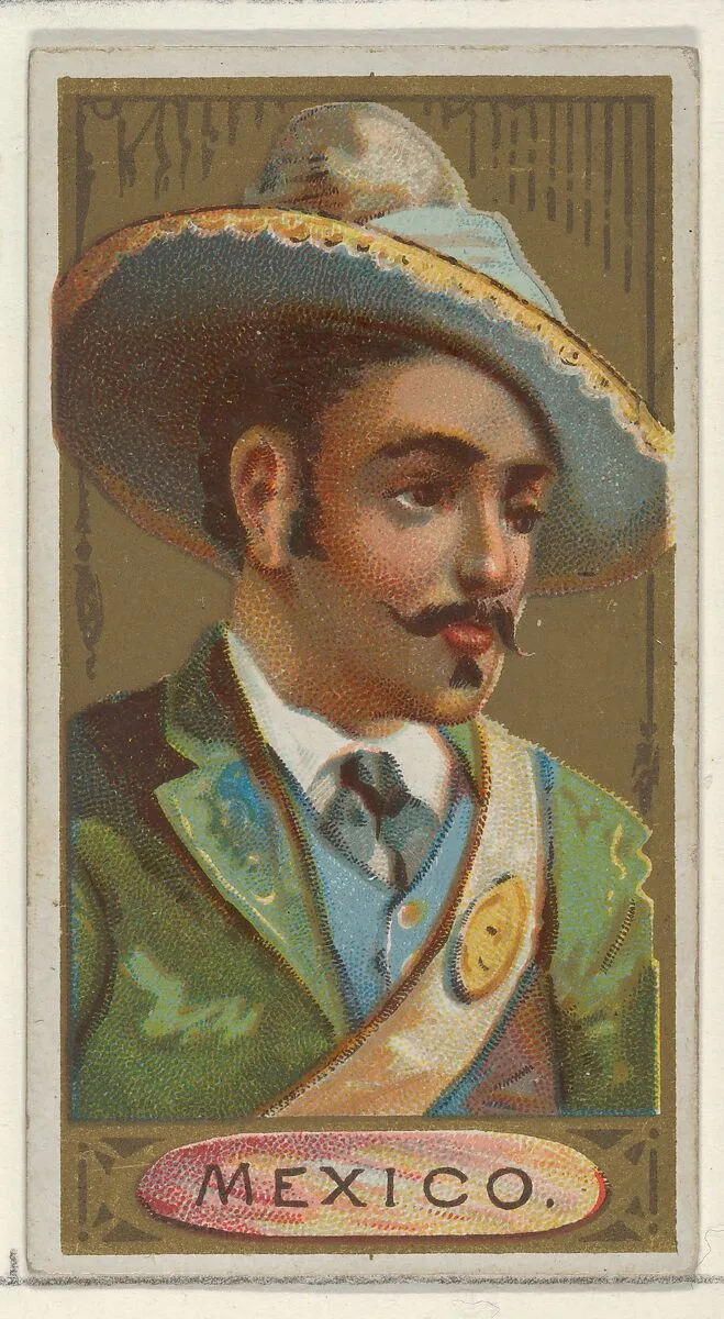 Mexico, from the Types of All Nations series (N24) for Allen & Ginter Cigarettes — George S. Harris & Sons|Allen & Ginter