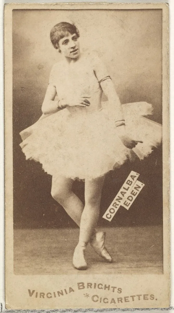 Cornalba, Eden, from the Actors and Actresses series (N45, Type 1) for Virginia Brights Cigarettes — Allen & Ginter