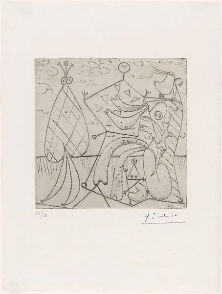 Surrealist Figures on the Beach — Pablo Picasso|Jacques Frélaut|Galerie Louise Leiris
