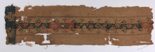 Fragment with Tapestry-Weave Band and Applied Border