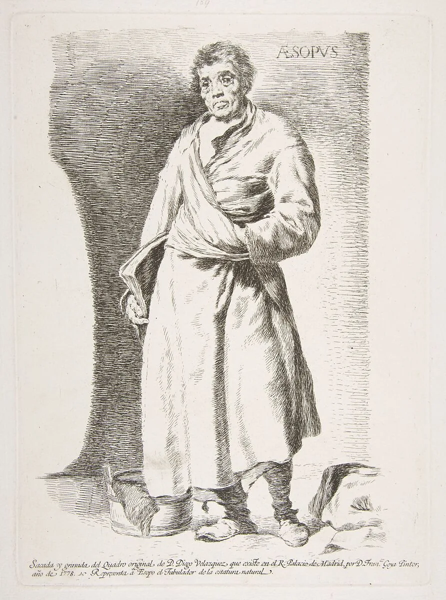 Aesop, after Velázquez — Velázquez (Diego Rodríguez de Silva y Velázquez)|Goya (Francisco de Goya y Lucientes)