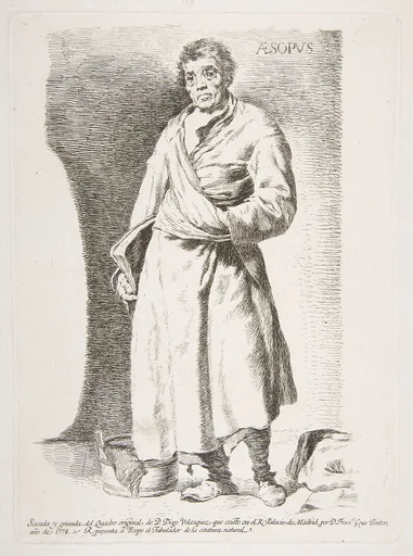 Aesop, after Velázquez