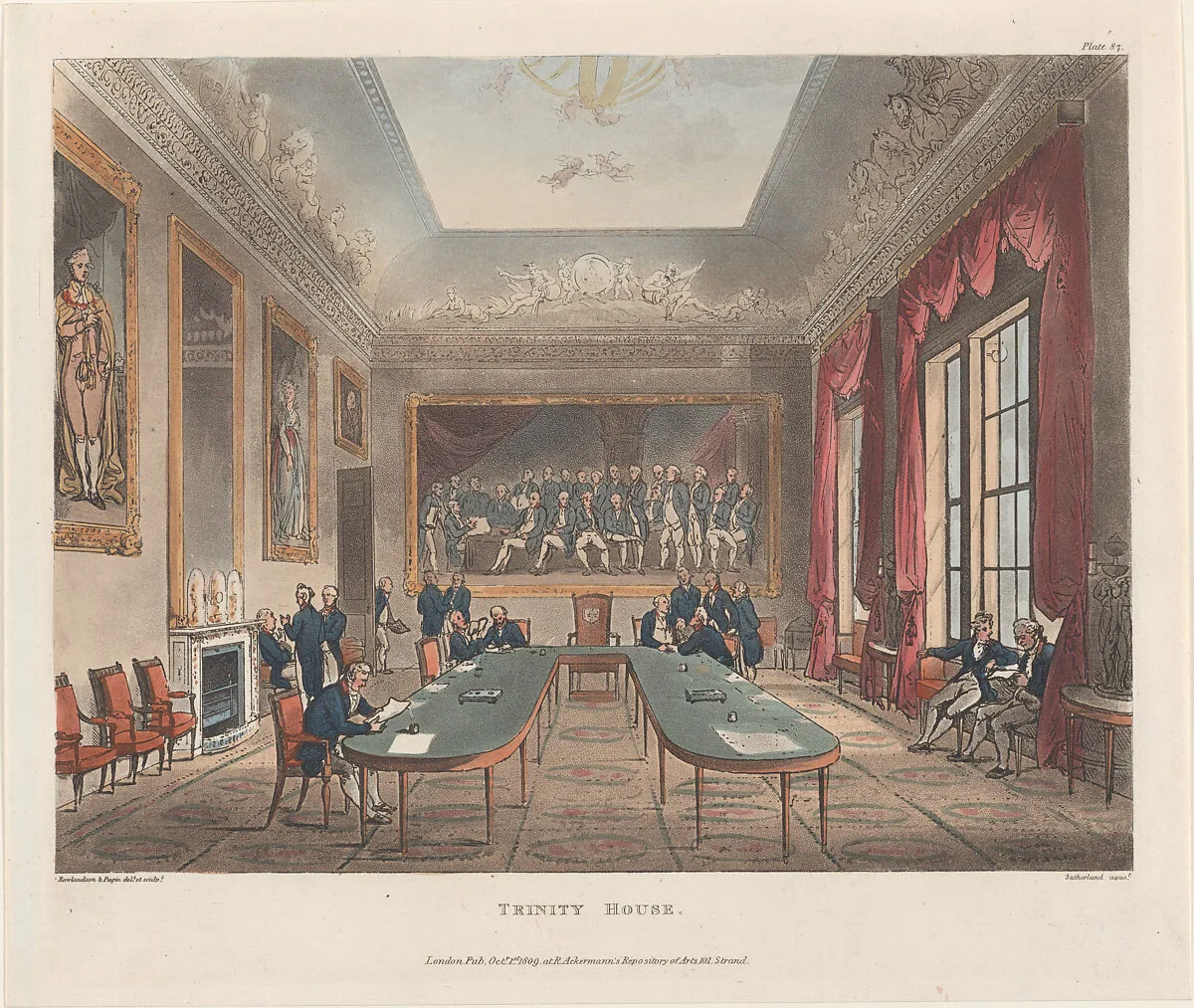 Trinity House — Rudolph Ackermann, London|Thomas Rowlandson|Auguste Charles Pugin|Thomas Sutherland