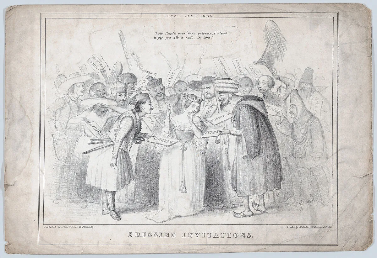 Pressing Invitations — William Kohler|Mssrs. Fores|Queen Victoria
