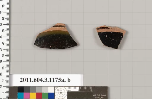 Terracotta fragments of mastoids (drinking cups with narrow base) or kyathoi (cup-shaped ladles)