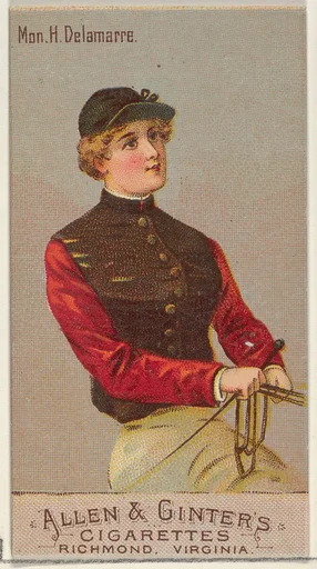 Mon. H. Delamarre, from the Racing Colors of the World series (N22b) for Allen & Ginter Cigarettes