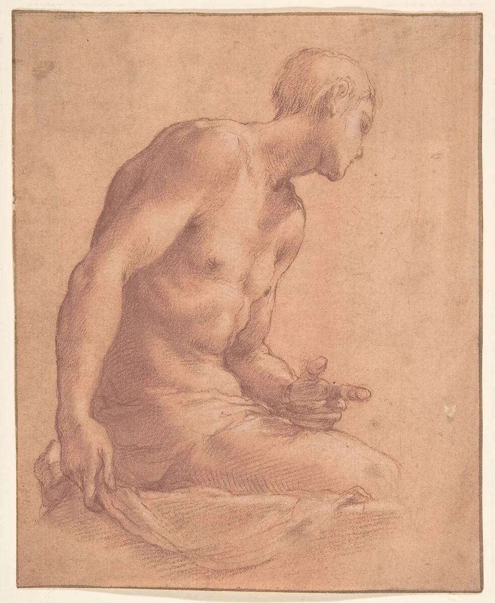 Seated Boy — Girolamo Macchietti