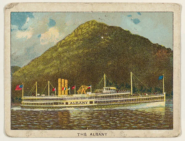 The Albany, from the "Hudson-Fulton" series (T72), issued with Turkey Red Cigarettes by the American Tobacco Company — American Tobacco Company