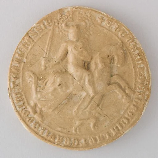 Reproduction of the Seal of Landgraf Heinr. II der Eiserne von Hessen, 1338