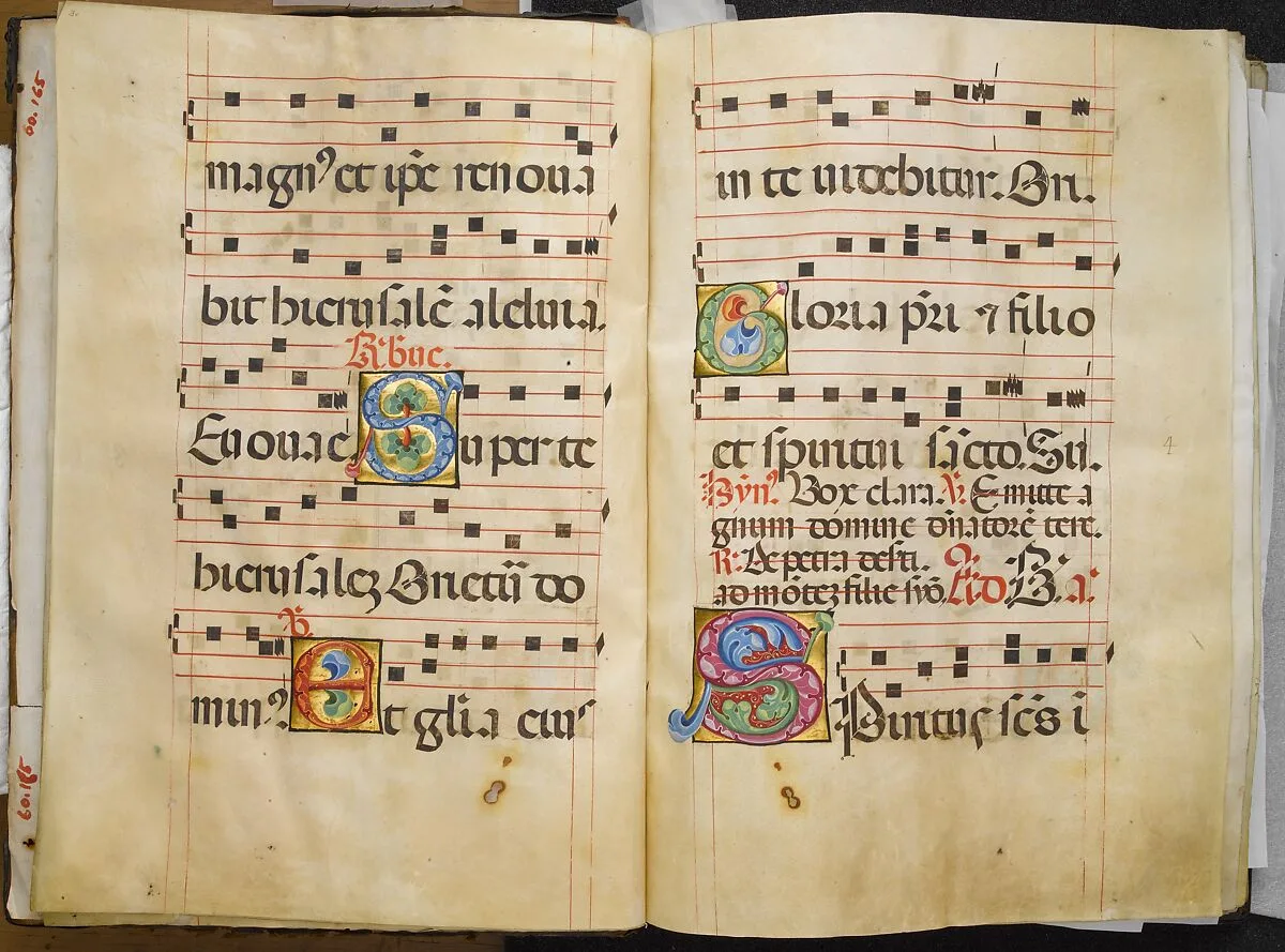 Benedictine Antiphonary — Belbello da Pavia