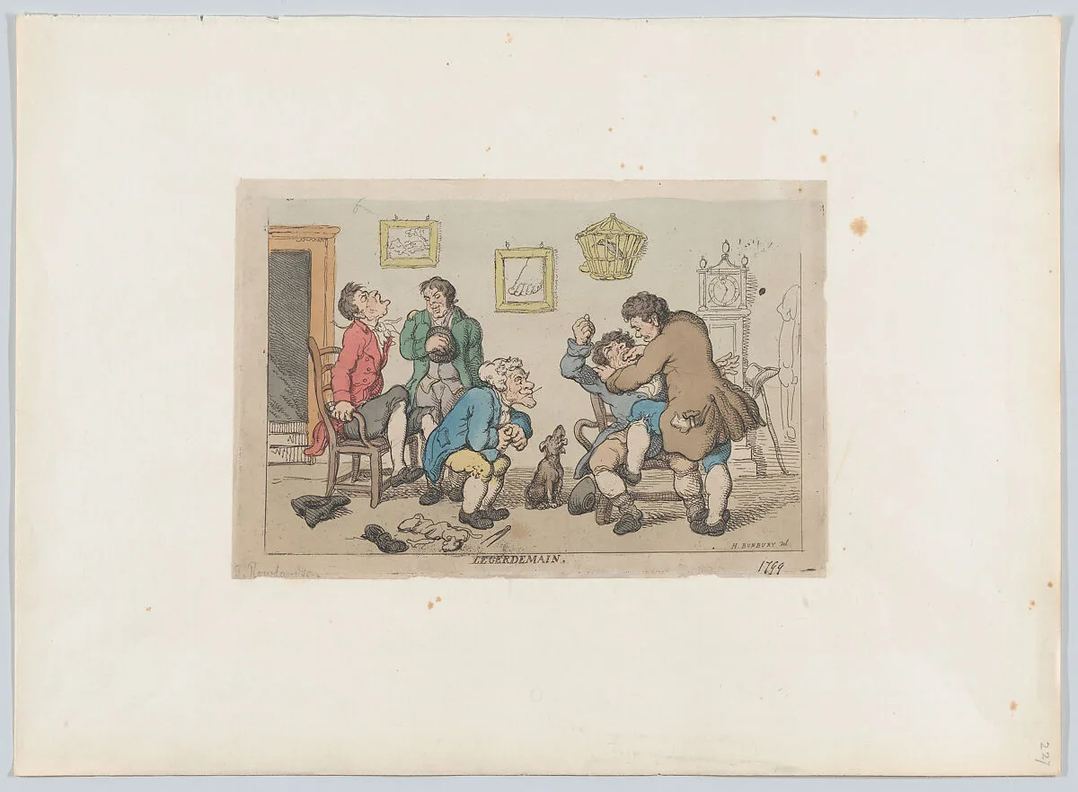 Legerdemain — Henry William Bunbury|Thomas Rowlandson