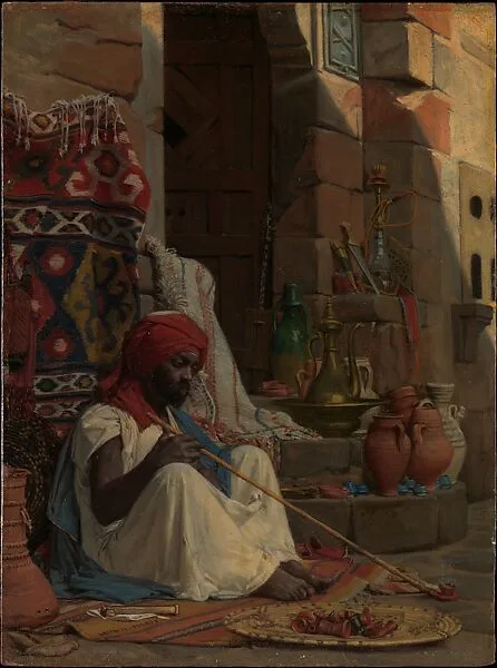 A Merchant in Cairo — Jean Lecomte du Nouÿ