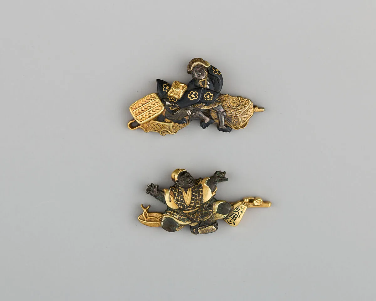 Pair of Sword-Grip Ornaments (Menuki) — Unknown