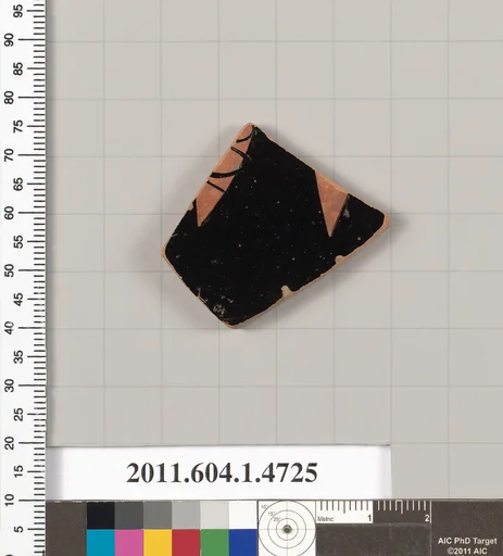 Terracotta fragment of a kylix (drinking cup)