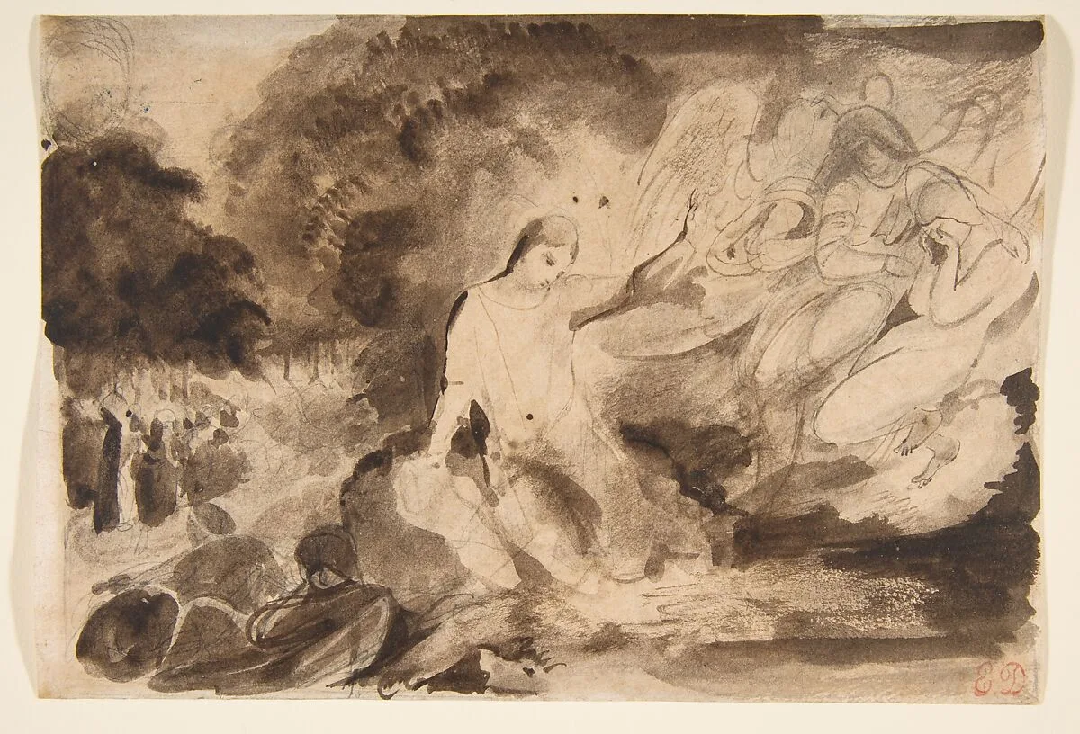 The Agony in the Garden — Eugène Delacroix