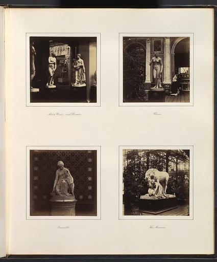 [Sculptures of the Medici Venus and Pomona, Venus, Esmeralda, and the Mourners]