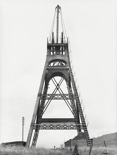 Winding Tower, Cwm Cynon Colliery, Mountain Ash, South Wales, Great Britain