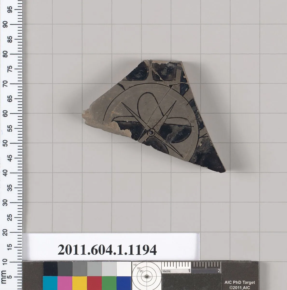 Terracotta fragment of a kylix (drinking cup) — Unknown