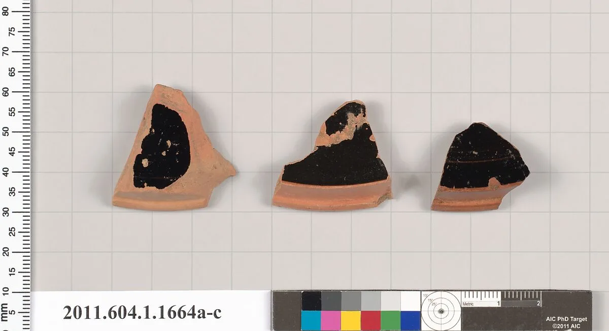 Terracotta fragments of kylikes (drinking cups) — Unknown
