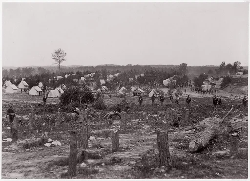 [Tented Camp of 30th Pennsylvania Infantry]