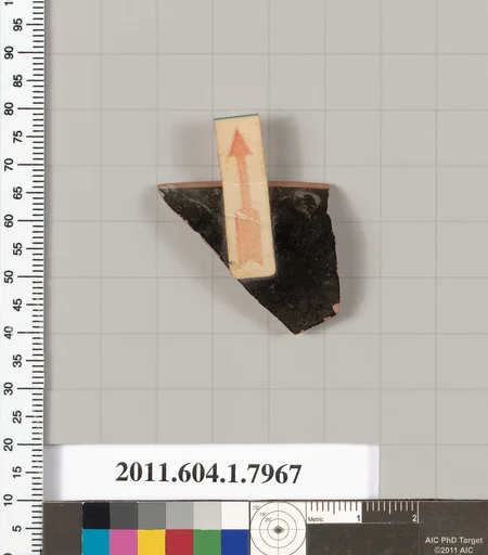 Terracotta fragment of a kylix (drinking cup)