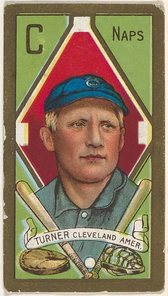 Terence Turner, Cleveland Naps, American League, from the "Baseball Series" (Gold Borders) set (T205) issued by the American Tobacco Company — American Tobacco Company