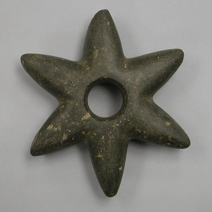 Six-Pointed Stone Mace Head — Unknown