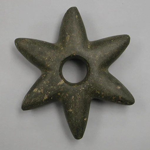 Six-Pointed Stone Mace Head