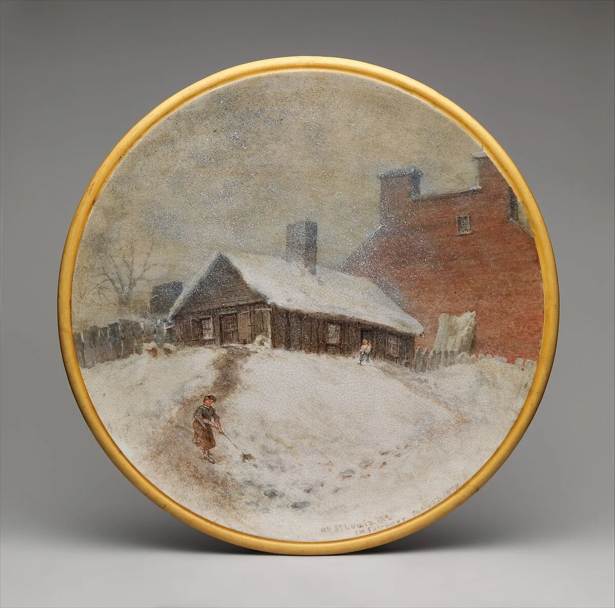 Plaque — John Mackie Falconer|New York City Pottery|James Carr