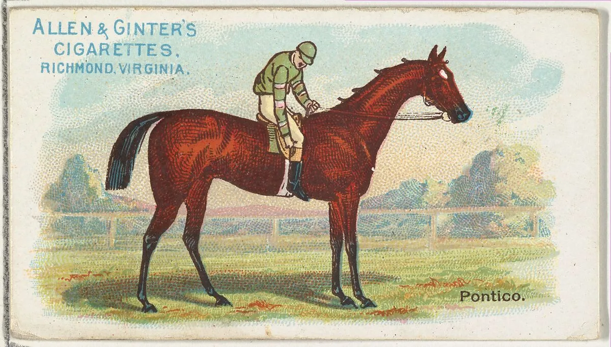 Pontico, from The World's Racers series (N32) for Allen & Ginter Cigarettes — Allen & Ginter|Lindner, Eddy & Claus