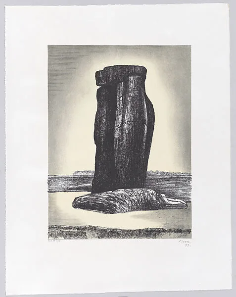 Stonehenge VIII; Sentinel — J. E. Wolfensberger, Zurich|Ganymed Original Editions Ltd.|Henry Moore