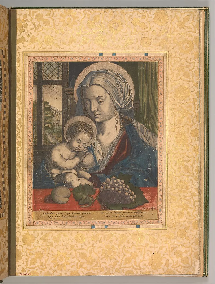 "Virgin and Child," Folio from the Bellini Album — Unknown
