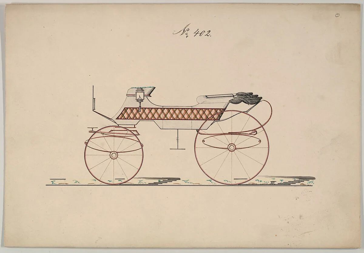 Design for Two Seat Phaeton, no. 402 — Brewster & Co.|Weyers
