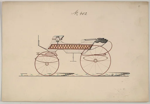 Design for Two Seat Phaeton, no. 402