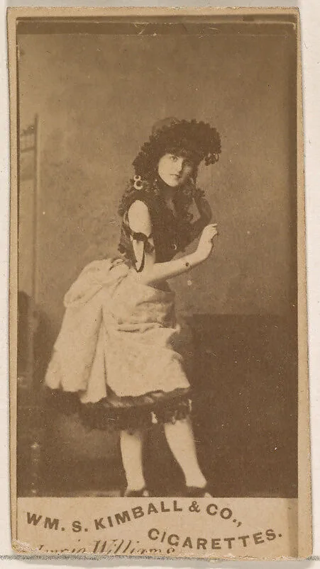 Lucia Willimme, from the Actresses series (N203) issued by Wm. S. Kimball & Co. — William S. Kimball & Company
