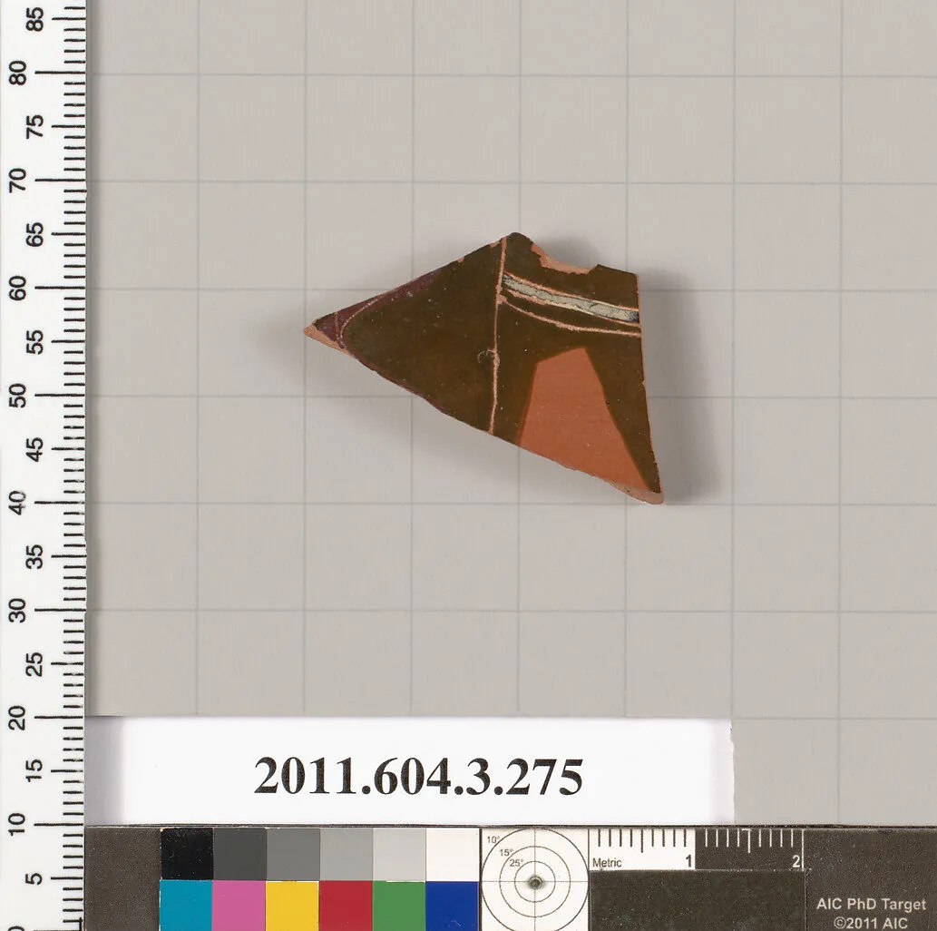 Terracotta fragment of a neck-amphora (jar) — Unknown