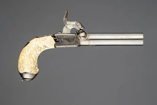 Percussion Box Lock Pocket Pistol