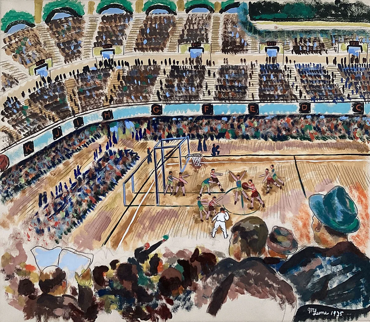 Basketball (Convention Hall, Philadelphia) — Michael Leone