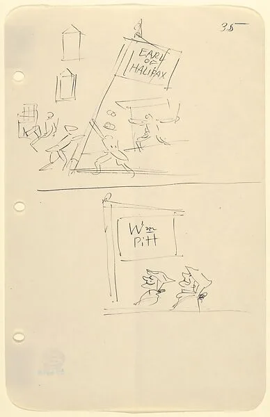 Sketches for The Story of a Bad Boy — Reginald Marsh