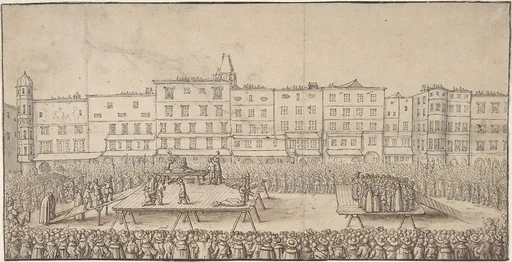 An Execution of Seven Boores Rebels in Lintz, June 16, 1636