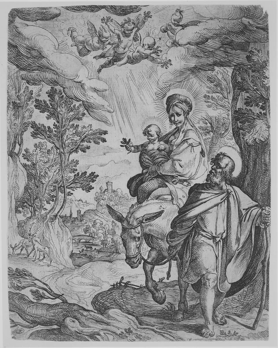 The Flight into Egypt — Antonio Tempesta