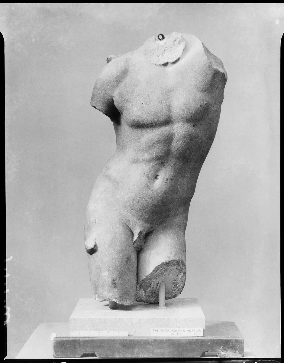 Marble torso of Eros — Praxiteles