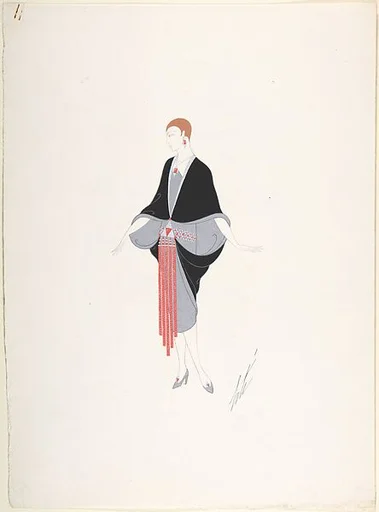 Design for "Robe-Manteau du Soir" (Manteau) for "Manhattan Mary," Majestic Theater, New York